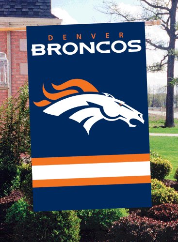 Official National Football League Fan Shop Authentic NFL Man Cave Flag - Banner. Oversized 44" X 28" Flag for Indoors/outdoors All Season Heavy-weight Nylon with Embroidery