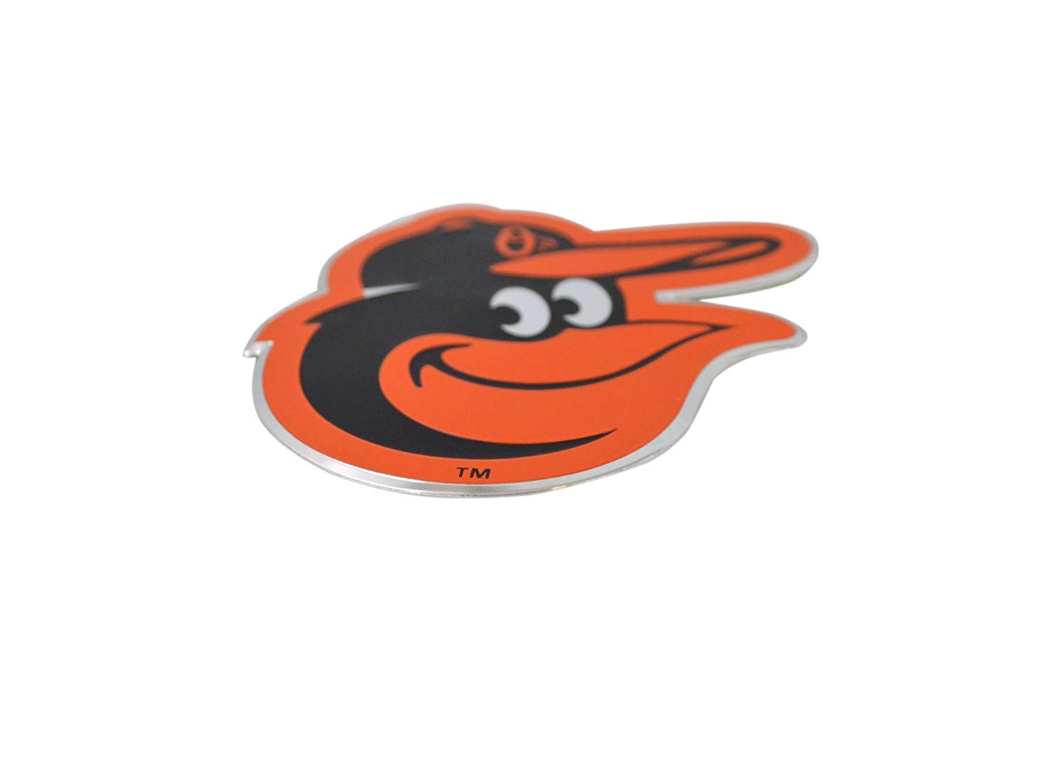 Professional Sports Teams Chrome Outlined Colored Auto Emblem. Emblems available in NFL and MLB sets or NHL and MLB sets. Show Pride in two Sports