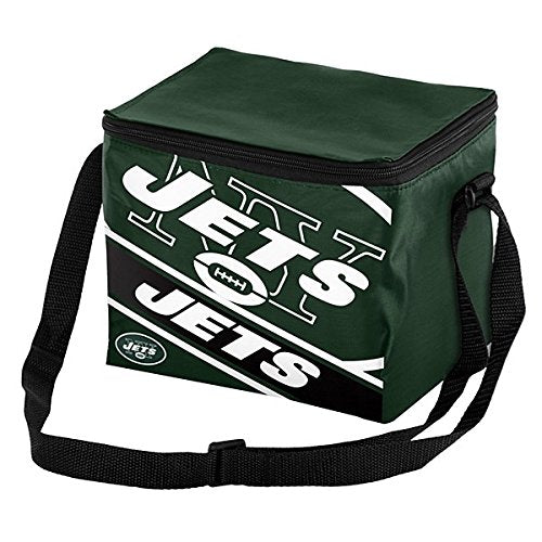 FOCO NFL Unisex Big Logo Stripe 6 Pack Cooler
