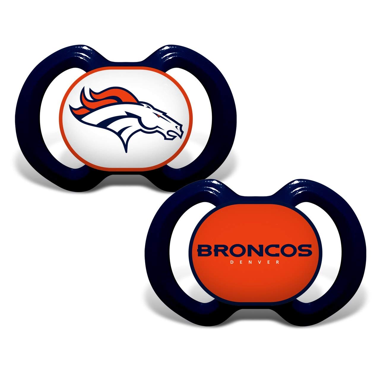 Official NFL Fan Shop Authentic Baby Pacifier and Bib Bundle Set. Start Out Early in Joining The Fan Club and Show Support for Your Favorite Football Team