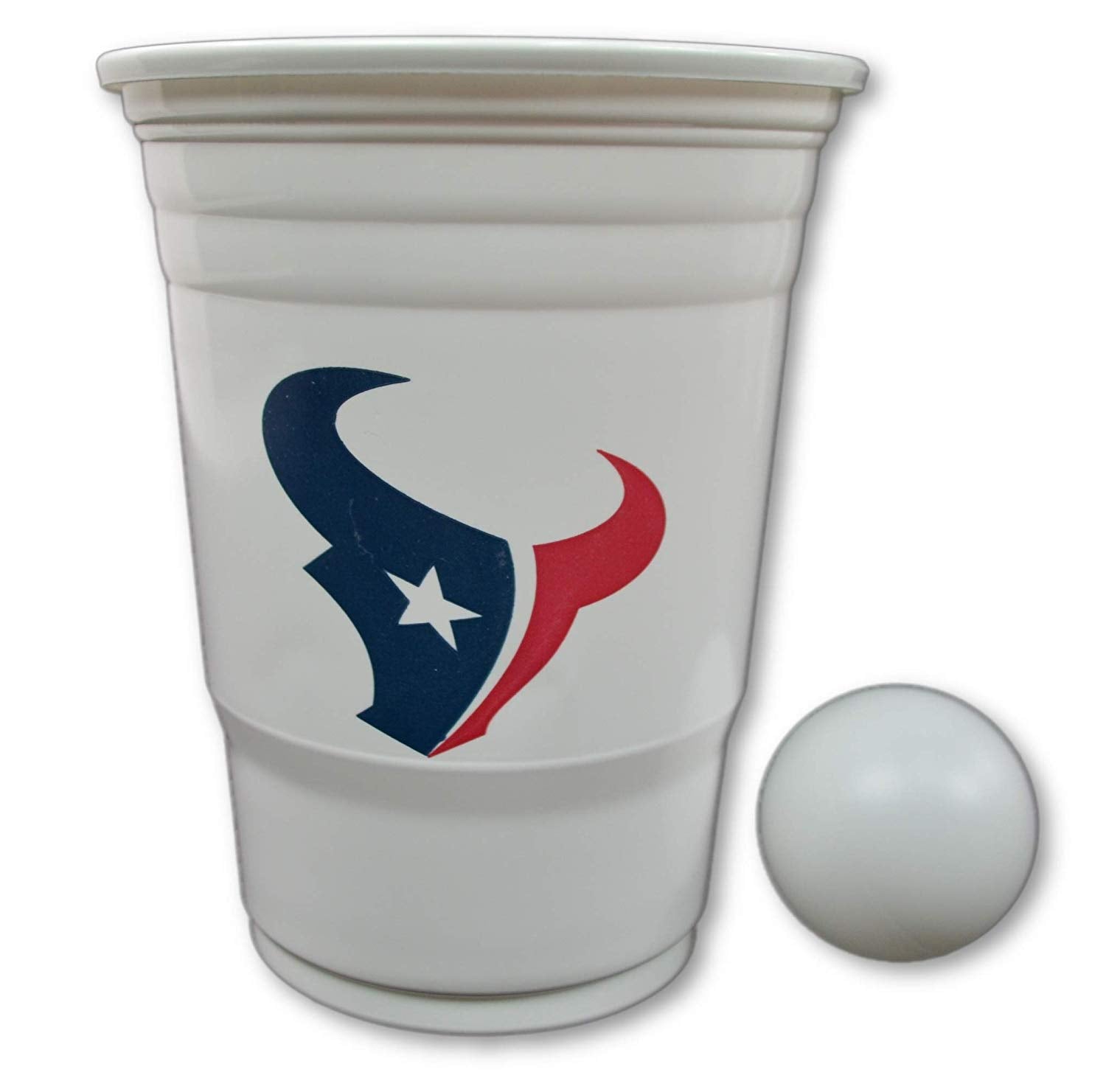 Siskiyou/Sport Mania NFL Fan Shop Beer Pong Set. Rep Your Favorite Team with The Classic Game of Beer Pong at Home or at The Tailgate Party - Comes with 22 Cups and 6 Ping Pong Balls
