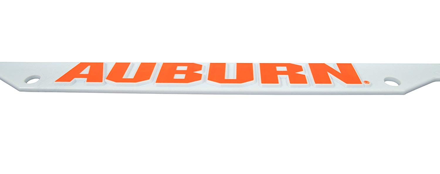 Rico Industries Inc Official NCAA Fan Shop Authentic Plastic License Plate Frame. Show School Pride on campus, at home or at the visitor's stadium