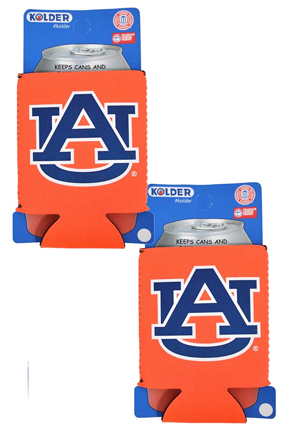 NCAA Fan Shop Authentic 2-Pack Insulated 12 Oz Can Cooler. Show School Pride At Home, Tailgating or At a Game. Great for Students, Alumni or Fans.