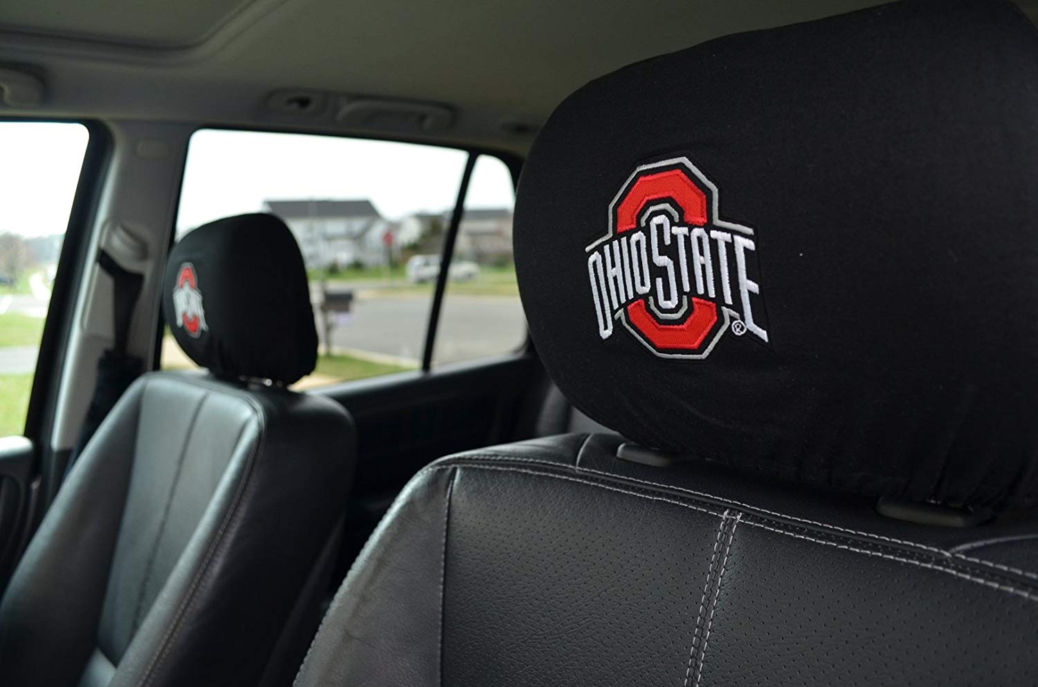 Headrest Cover Official National Collegiate Athletic Association Fan Shop Authentic NCAA Show School Pride Everywhere You Drive