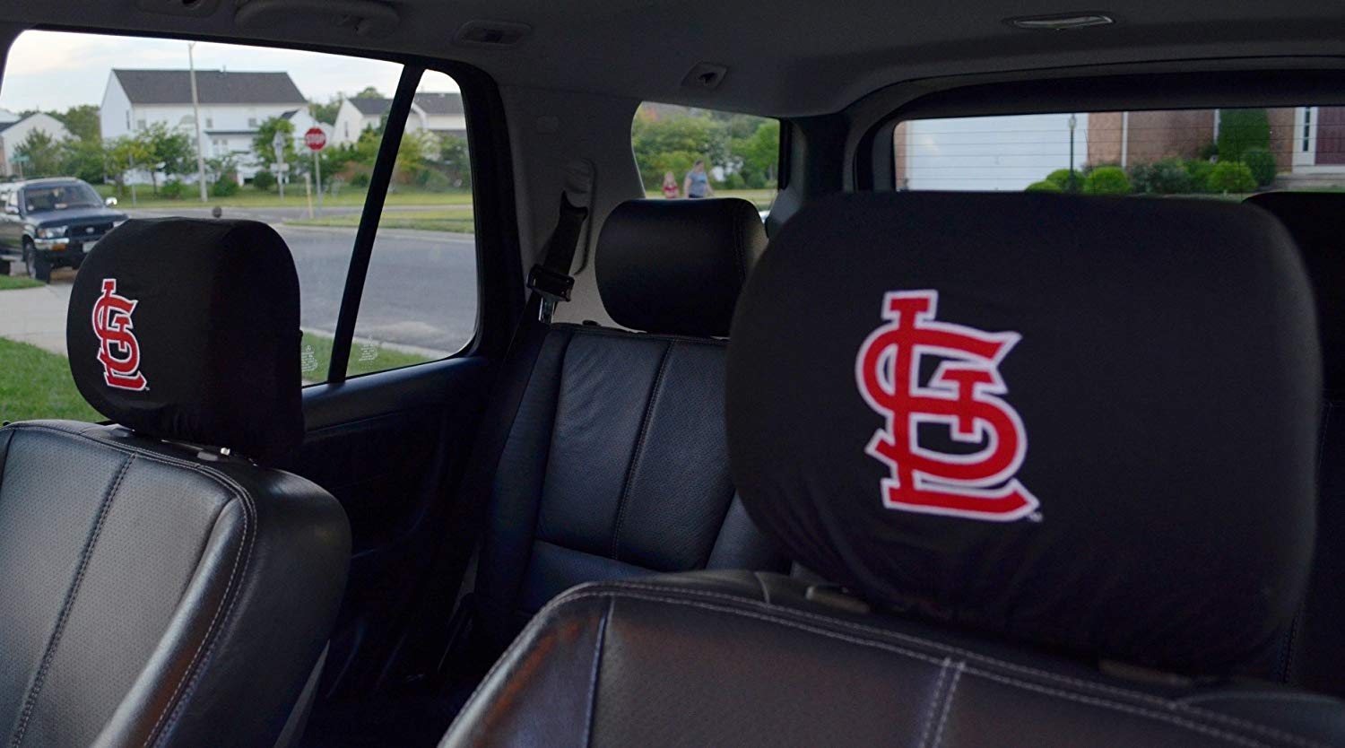 Team ProMark Official Major League Baseball Fan Shop Authentic Car Truck Auto MLB Headrest Cover (St. Louis Cardinals)