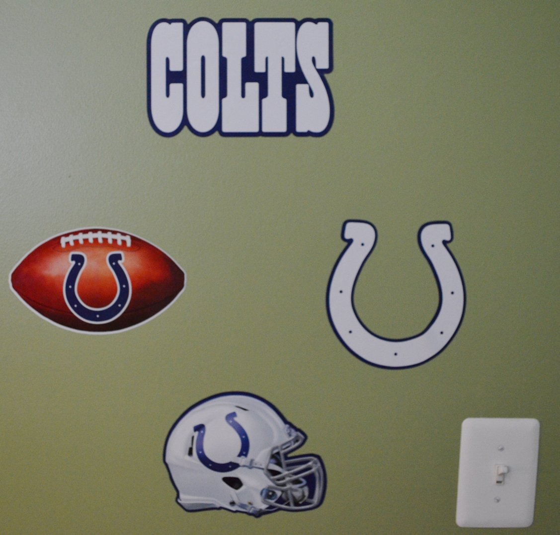 WinCraft Official National Football League Fan Shop Licensed NFL Shop Multi-use Decals (Indianapolis Colts)