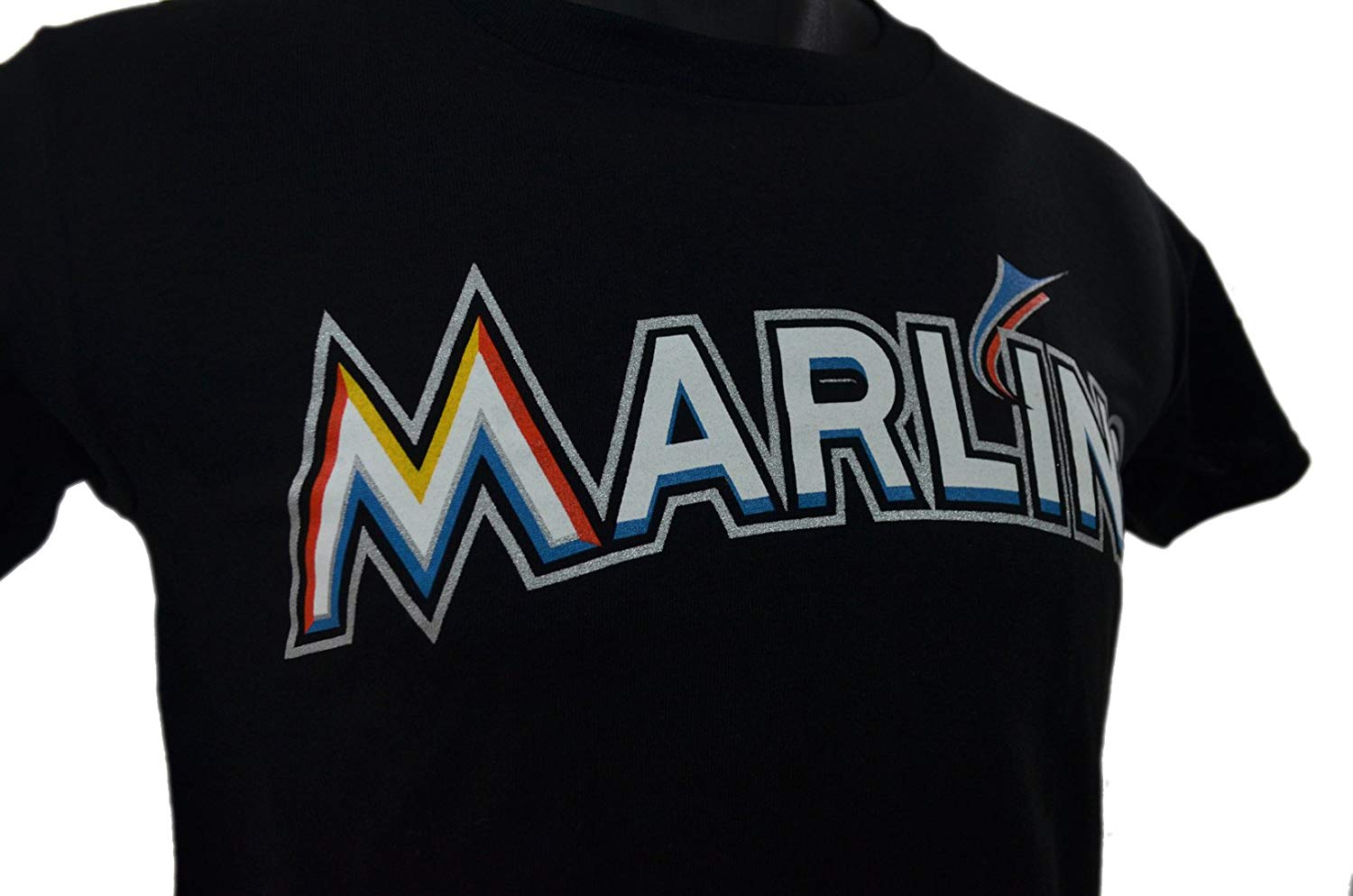 Majestic Major League Baseball Fan Shop Team T-Shirt and Adjustable Cap (Miami Marlins, Youth X-Large)