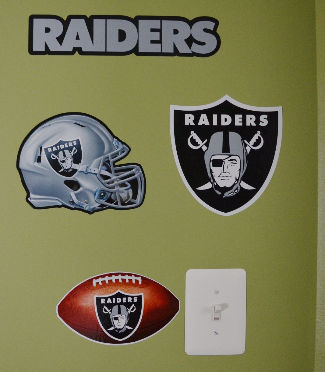 WinCraft Official National Football League Fan Shop Licensed NFL Shop Multi-use Decals (Oakland Raiders)