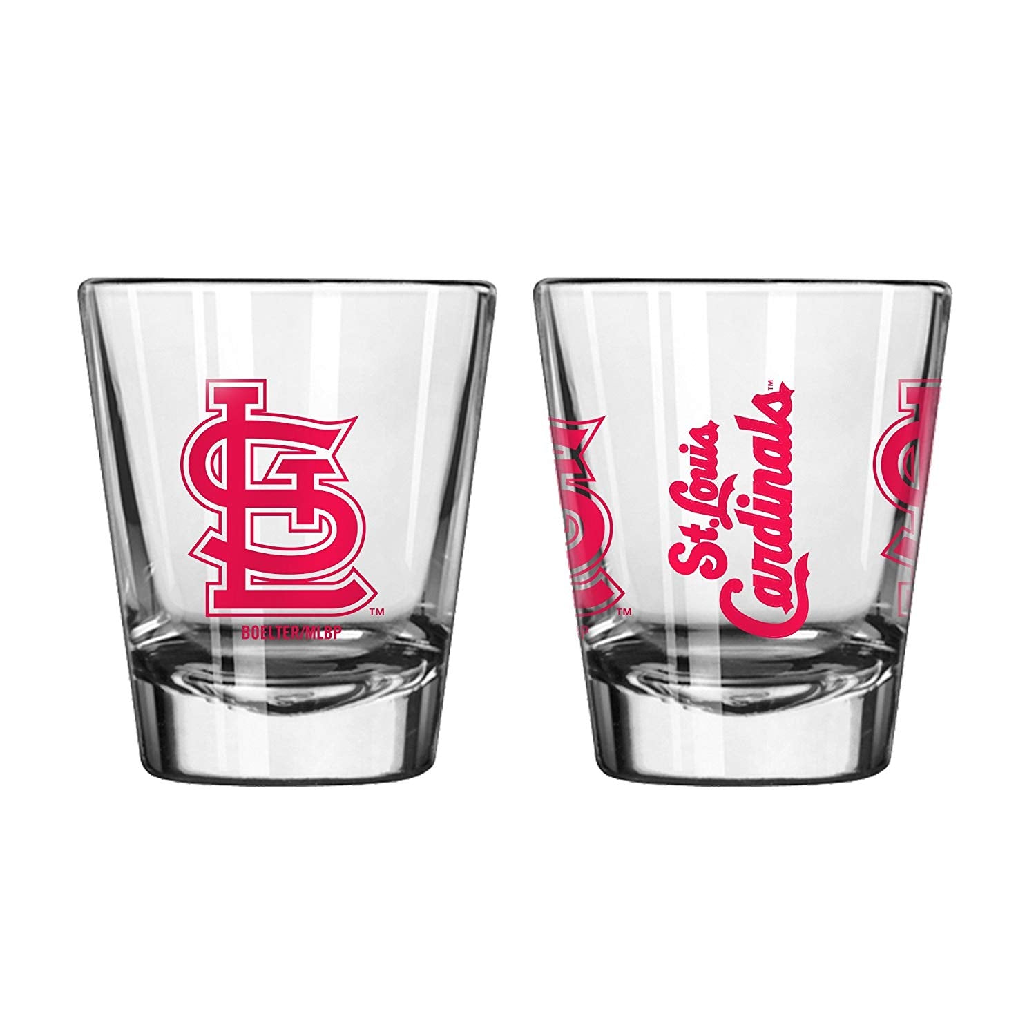 Official Fan Shop Authentic MLB Logo 2 oz Shot Glasses 2-Pack Bundle. Show Team Pride at Home, Your Bar or at The Tailgate. Gameday Shot Glasses for a Goodnight