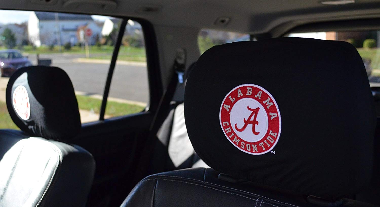 Headrest Cover Official National Collegiate Athletic Association Fan Shop Authentic NCAA Show School Pride Everywhere You Drive