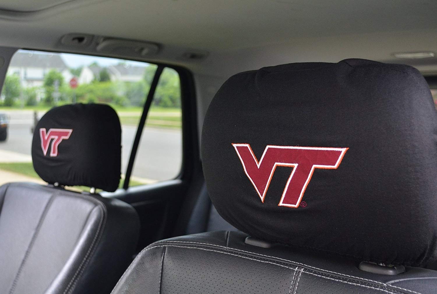 Headrest Cover Official National Collegiate Athletic Association Fan Shop Authentic NCAA Show School Pride Everywhere You Drive