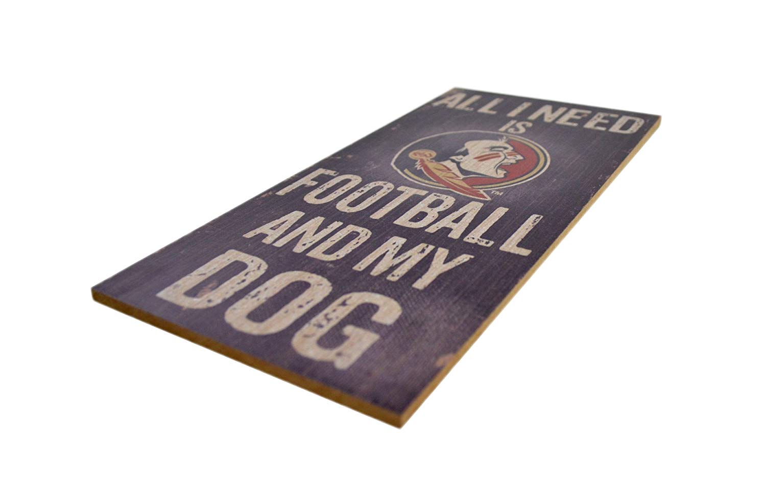 NCAA Official National Collegiate Athletic Association Fan Shop Authentic Wooden Signs -Stake Your Territory. Ideal for The Man Cave but These 12" X 6" Signs are Tough Enough for Any Work Area