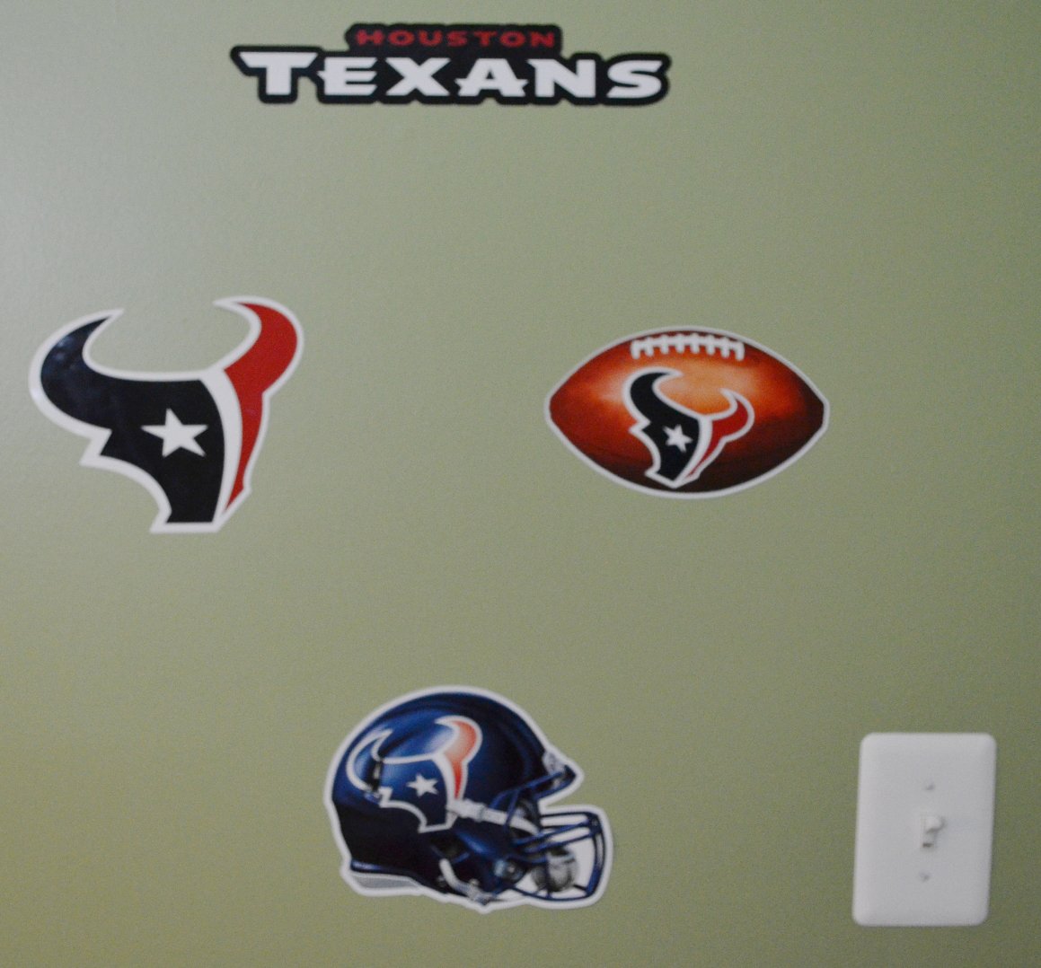 WinCraft Official National Football League Fan Shop Licensed NFL Shop Multi-use Decals (Houston Texans)
