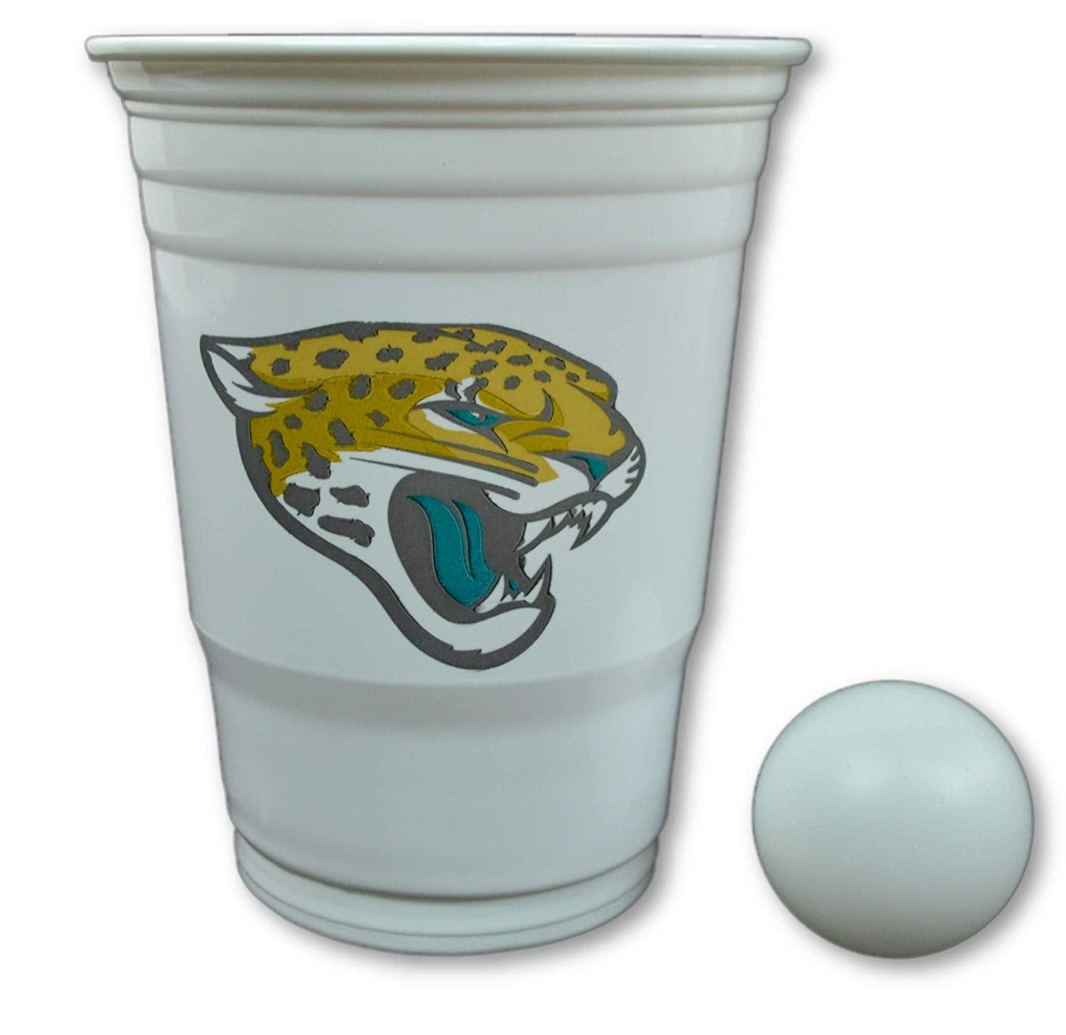 Siskiyou/Sport Mania NFL Fan Shop Beer Pong Set. Rep Your Favorite Team with The Classic Game of Beer Pong at Home or at The Tailgate Party - Comes with 22 Cups and 6 Ping Pong Balls