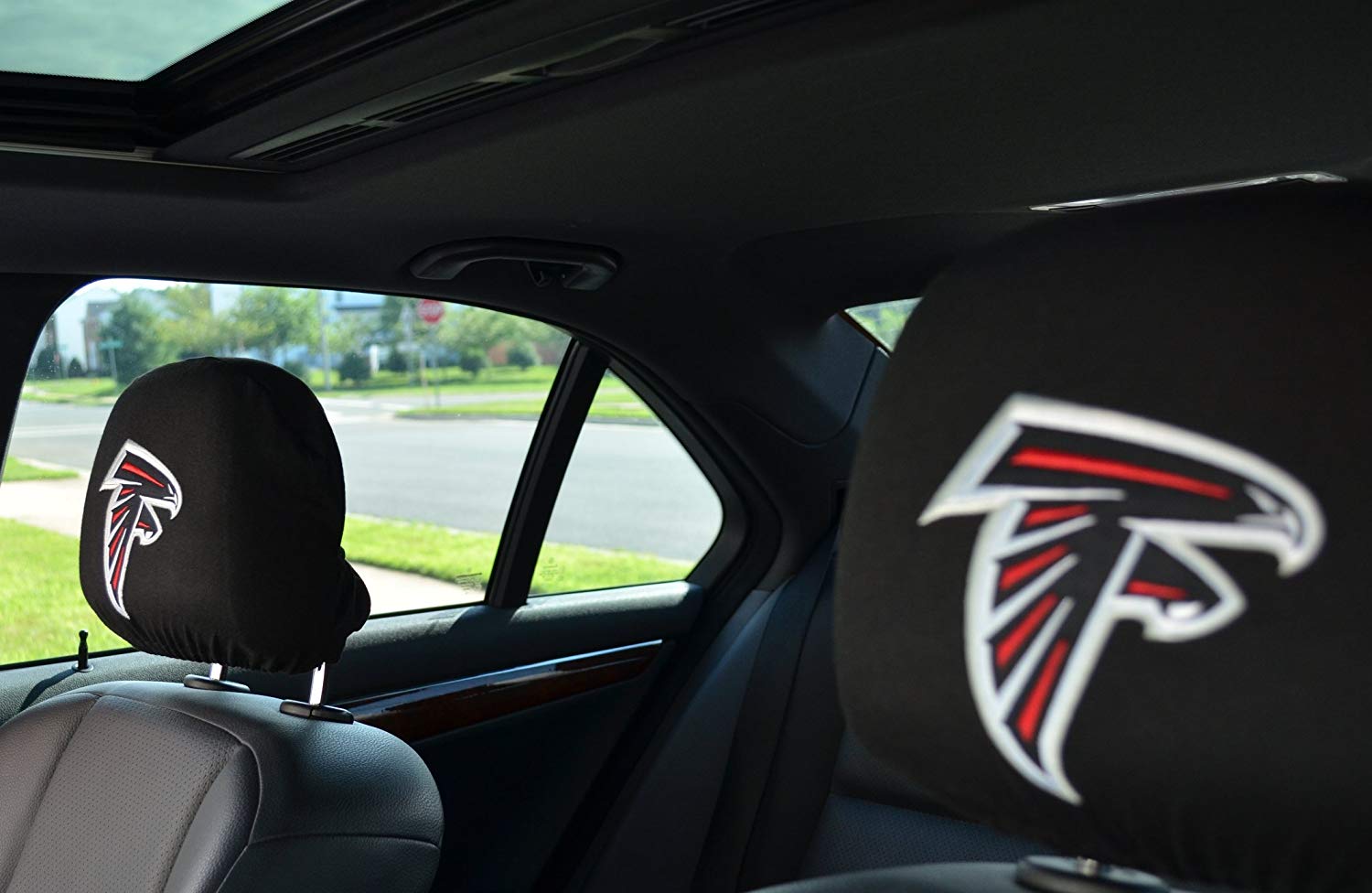 Official National Football League Fan Shop Authentic Headrest Cover (Atlanta Falcons)