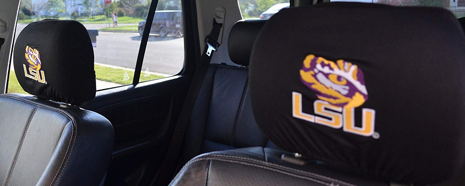 Headrest Cover Official National Collegiate Athletic Association Fan Shop Authentic NCAA Show School Pride Everywhere You Drive