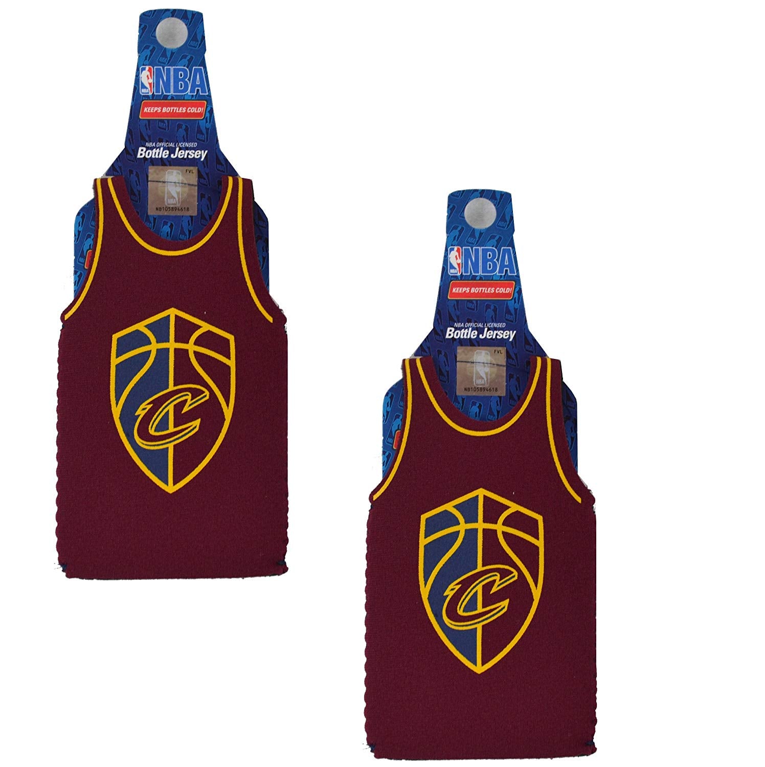 Official National Basketball Association Fan Shop Authentic NBA Insulated Bottle Team Jersey Cooler