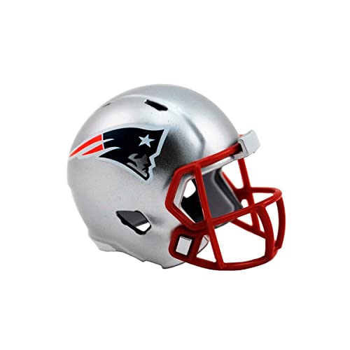 New England Patriots NFL Riddell Speed Pocket PRO Micro/Pocket-Size/MINI Football Helmet