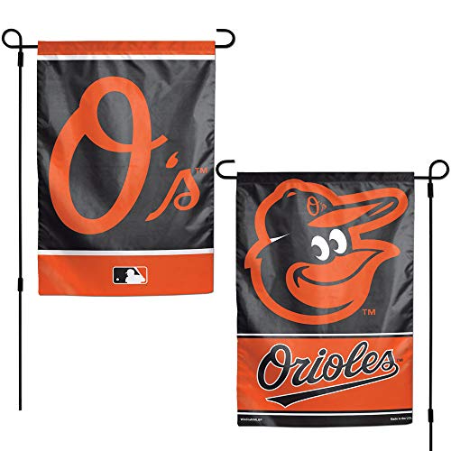 MLB Baltimore Orioles Garden Style, Team Colors, 12" x 18"