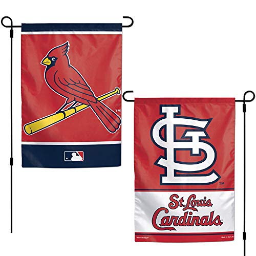 MLB St. Louis Cardinals Flag12x18 Garden Style 2 Sided Flag, Team Colors, One Size