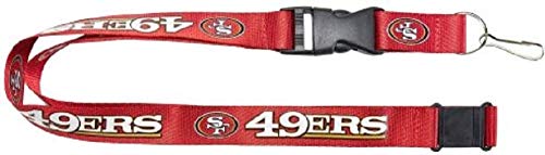 NFL San Francisco 49ers Lanyard, Team Colors, One Size