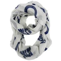 Official National Football League Fan Shop Authentic NFL Womens Infinity Scarf and Hair Scrunchie Bundle Set
