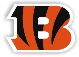 Cincinnati Bengals 12'' 'b' Logo Car Magnet