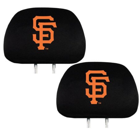 Team ProMark Official Major League Baseball Fan Shop Authentic Car Truck Auto MLB Headrest Cover (San Francisco Giants)