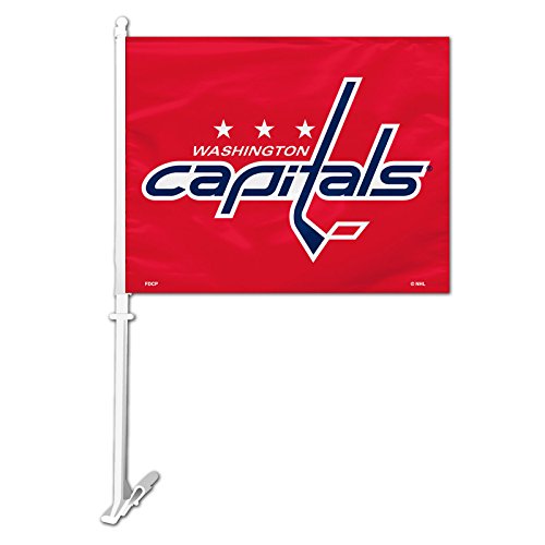 NHL Official National Hockey League Fan Shop Authentic 2-pack Car Flag (Washington Capitals)