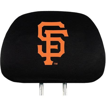 Team ProMark Official Major League Baseball Fan Shop Authentic Car Truck Auto MLB Headrest Cover (San Francisco Giants)