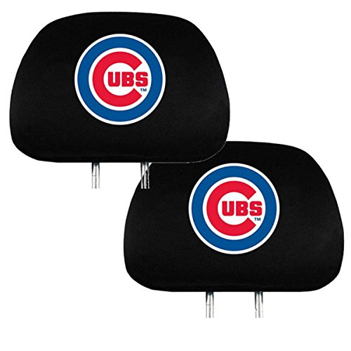 Team ProMark Official Major League Baseball Fan Shop Authentic Car Truck Auto MLB Headrest Cover (Chicago Cubs)