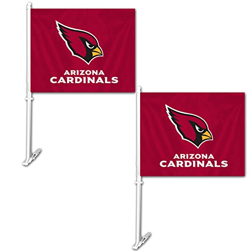 Fremont Die Official National Football League Fan Shop Authentic NFL 2-Pack Car Window Flags. Show Team Pride with These 11.5" x 14.5" Window Flags. 
