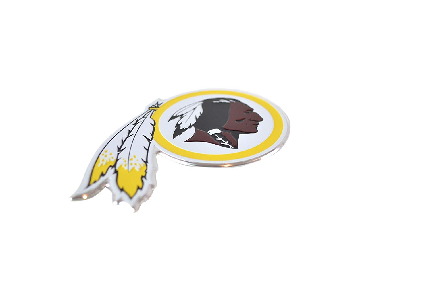 Professional Sports Teams Chrome Outlined Colored Auto Emblem. Emblems available in NFL and MLB sets or NHL and MLB sets. Show Pride in two Sports