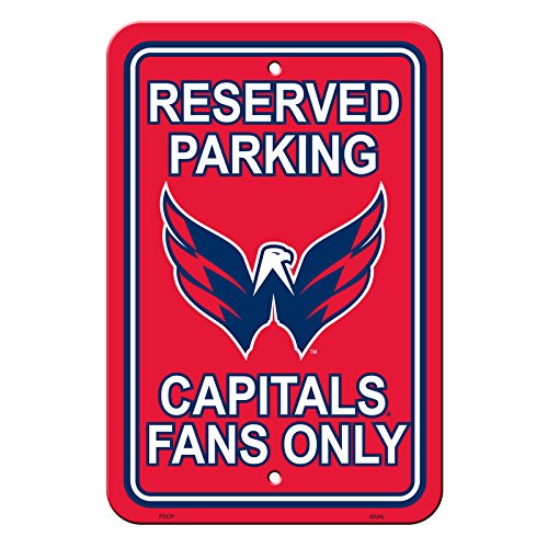 NHL Authentic Reserved Parking Sign. Great for The Office or Man Cave at Home. 12"x18" Parking Sign Let's Everyone Know Who's Your Team