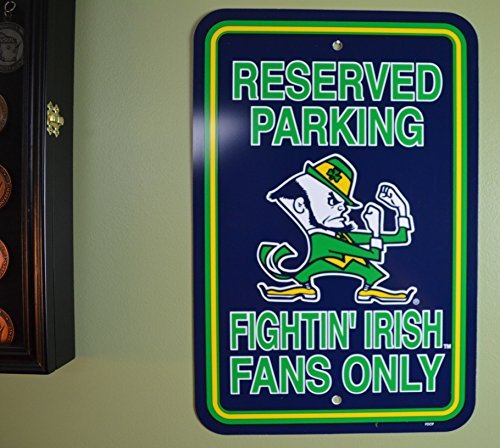 NCAA Official National Collegiate Athletic Association Fan Shop Authentic Parking Sign. Stake Your Territory with This Sign. Great for The Office or Man Cave.