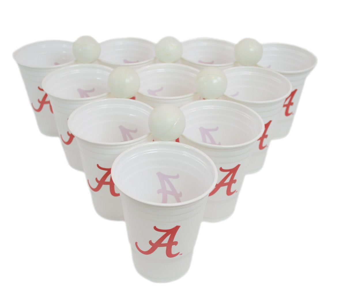 NCAA Fan Shop Beer Pong Set. Rep Your School, Alma Mater or Favorite Team with The Classic Game of College Beer Pong - Comes with 22 Cups and 6 Ping Pong Balls