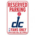 National Basketball Association Parking Sign, 11-Inch-by-17-Inch, Washington Wizards