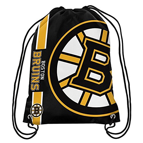 Official National Hockey League Fan Shop Authentic Drawstring NHL Back Sack (Boston Bruins)