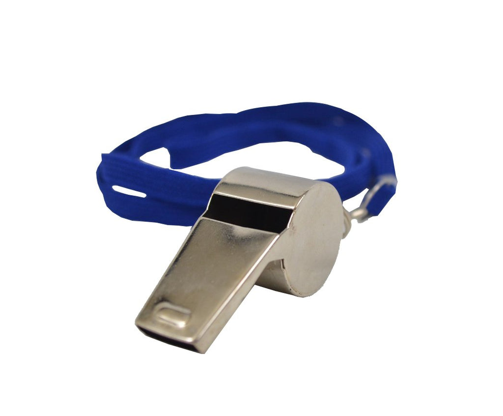 Coaches and Referees Metal Whistles with Lanyard. Extra Loud Whistles Great for All Sports Including Football, Swimming, Soccer and for Lifeguards. Long Lasting and Will Operate Even When Wet. Ideal for Practice As Well.
