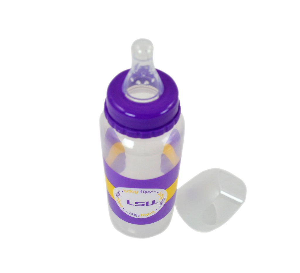 Official NCAA Fan Shop Authentic Baby Starter Set - Bib, Pacifier and Bottle. Start the Little Ones Out Early in Joining the Fan Club as well as Show Support for Your Favorite College. Portrait Time