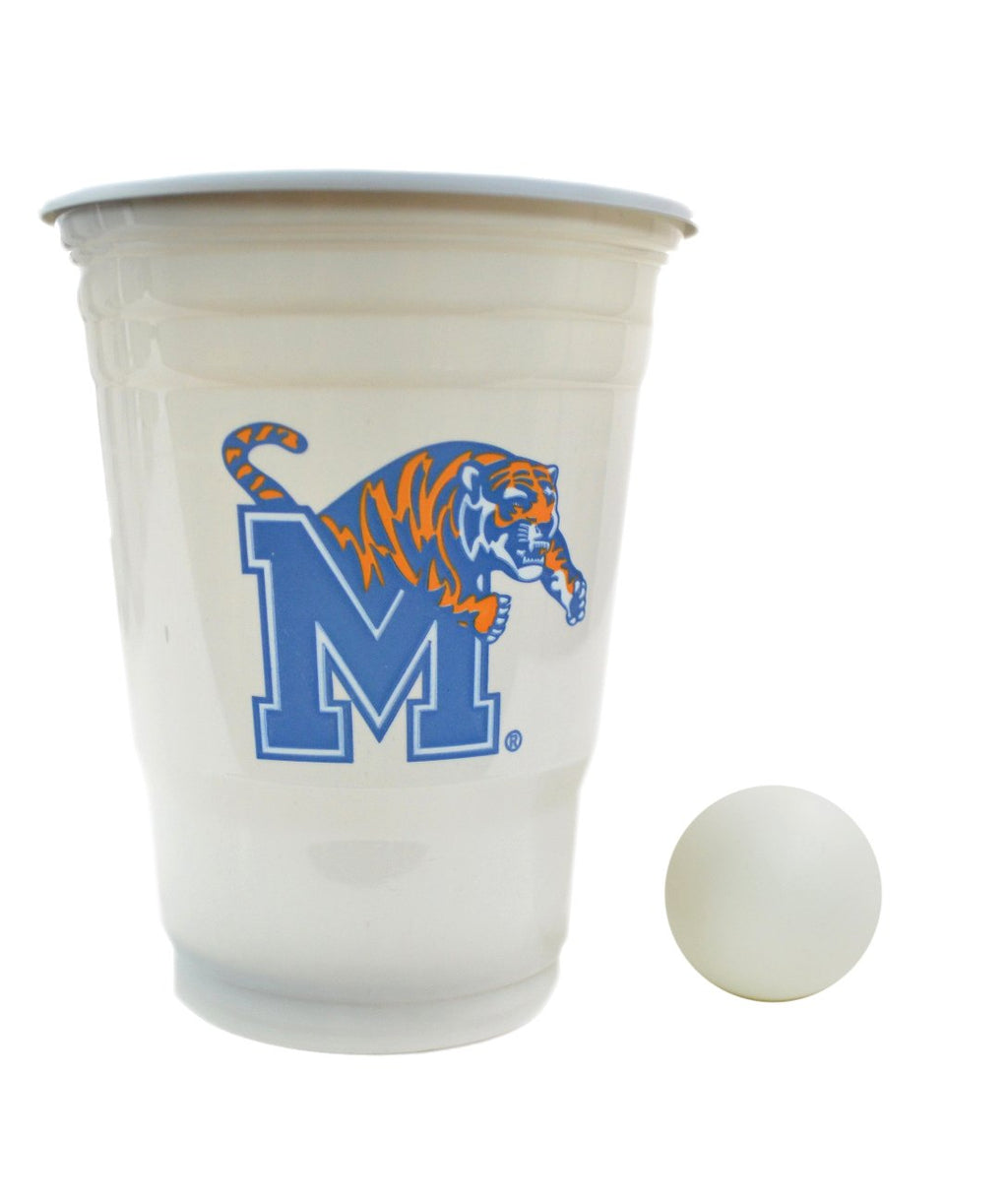 NCAA Fan Shop Beer Pong Set. Rep Your School, Alma Mater or Favorite Team with The Classic Game of College Beer Pong - Comes with 22 Cups and 6 Ping Pong Balls
