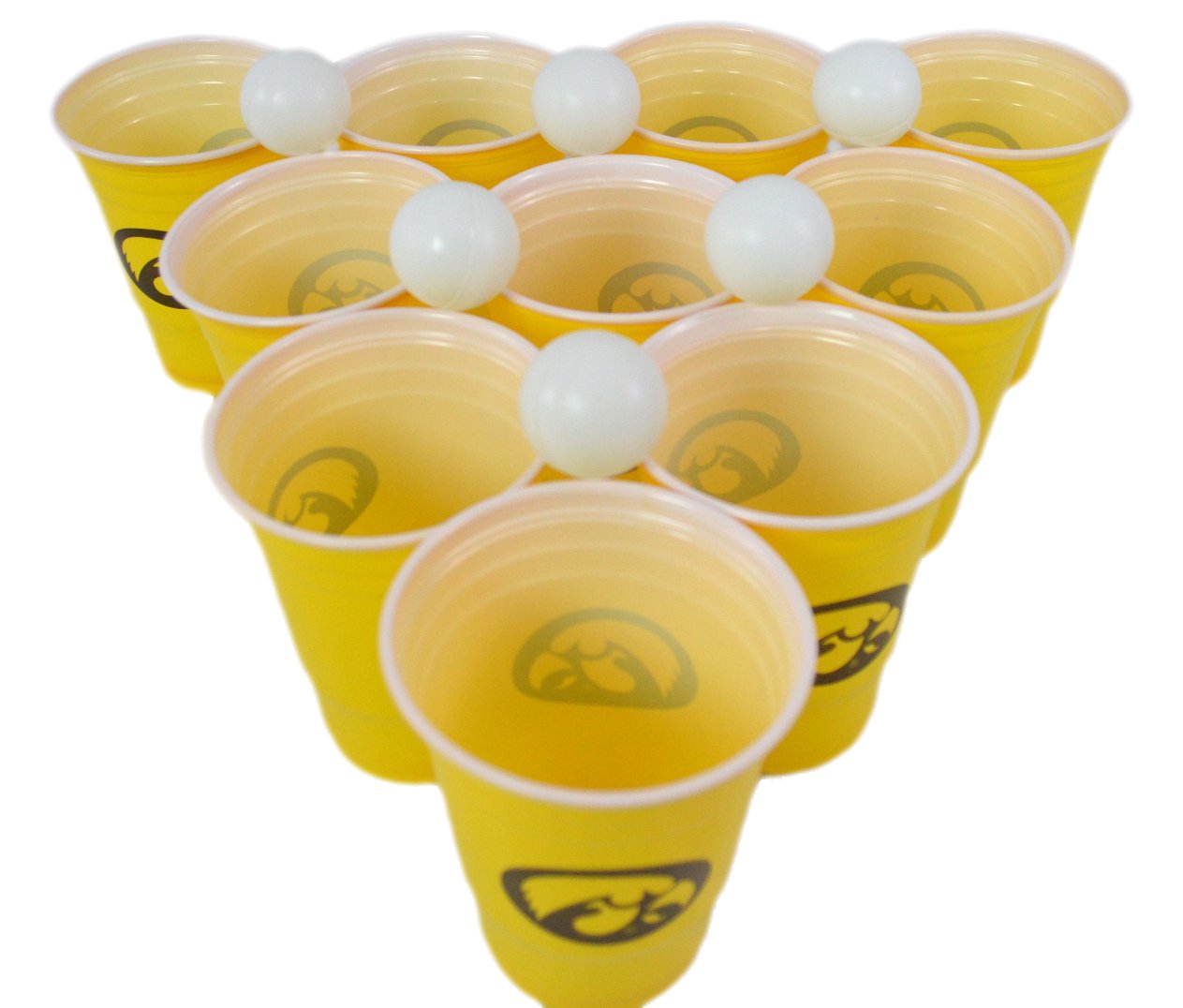 NCAA Fan Shop Beer Pong Set. Rep Your School, Alma Mater or Favorite Team with The Classic Game of College Beer Pong - Comes with 22 Cups and 6 Ping Pong Balls
