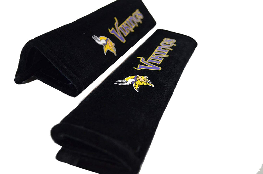 Fremont Die/TeamProMark Official National Football League Fan Shop Authentic NFL Auto Accessories Bundle - Team Steering Wheel Cover, Air Fresheners and Seat Belt Cover