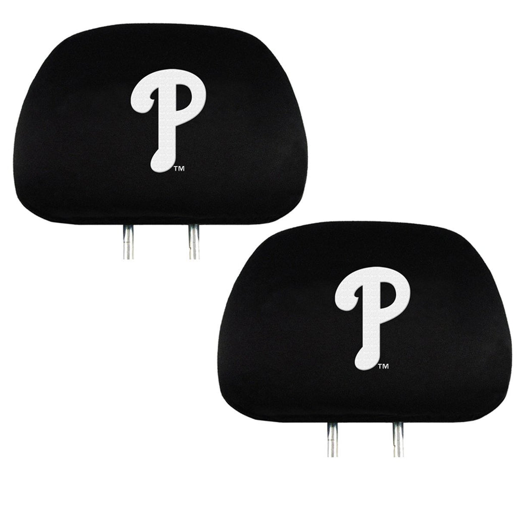 Team ProMark Official Major League Baseball Fan Shop Authentic Car Truck Auto MLB Headrest Cover (Philadelphia Phillies)