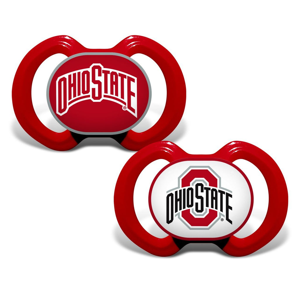 NCAA Official Fan Shop Authentic Baby Pacifier Bib Set. Start The Little Ones Out Early in Joining The Fan Club Show College Support