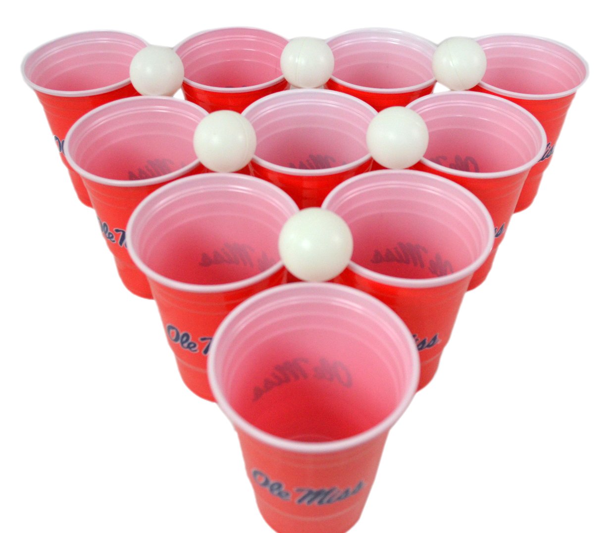 NCAA Fan Shop Beer Pong Set. Rep Your School, Alma Mater or Favorite Team with The Classic Game of College Beer Pong - Comes with 22 Cups and 6 Ping Pong Balls
