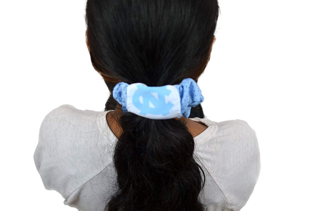 NCAA Merchandise Official National Collegiate Athletic Association Fan Shop Authentic NCAA Infinity Scarf and Hair Twist - Scrunchie Set. Show School Pride Everywhere