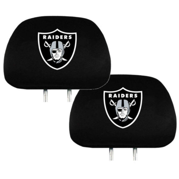 Official National Football League Fan Shop Authentic Headrest Cover (Oakland Raiders)
