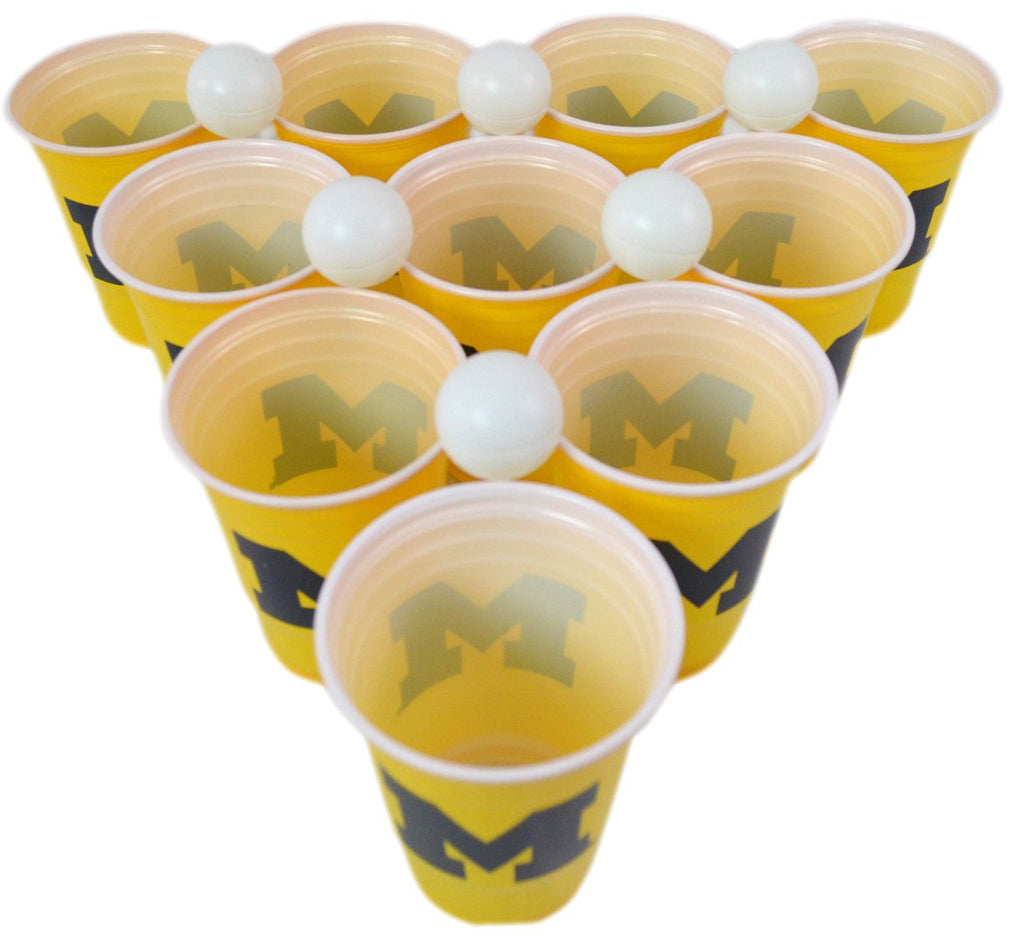NCAA Fan Shop Beer Pong Set. Rep Your School, Alma Mater or Favorite Team with The Classic Game of College Beer Pong - Comes with 22 Cups and 6 Ping Pong Balls