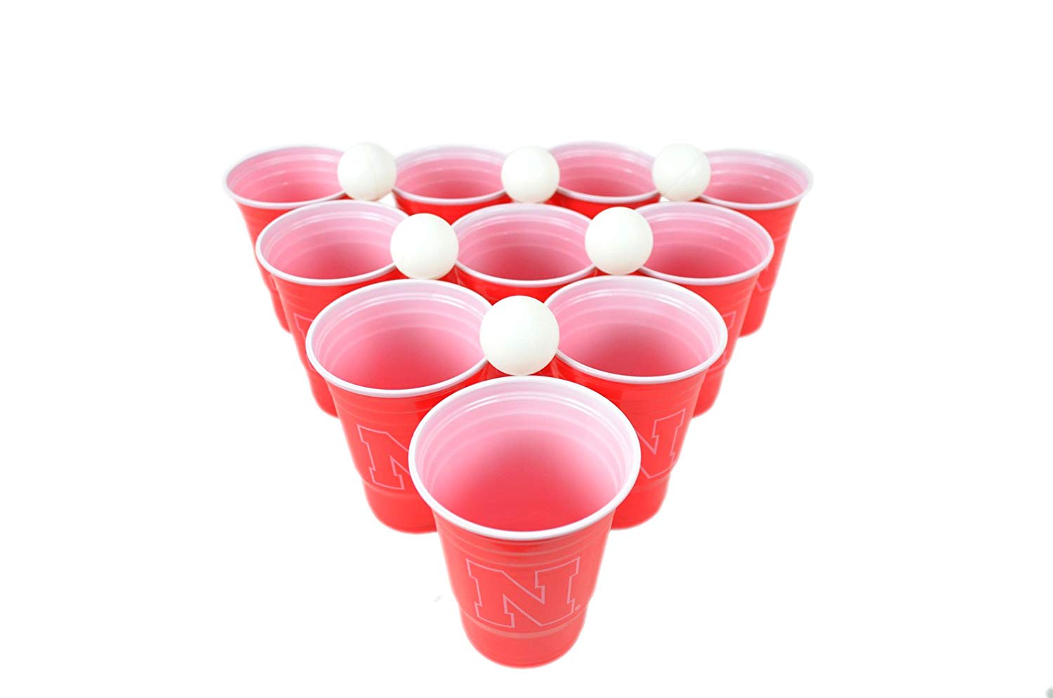 NCAA Fan Shop Beer Pong Set. Rep Your School, Alma Mater or Favorite Team with The Classic Game of College Beer Pong - Comes with 22 Cups and 6 Ping Pong Balls